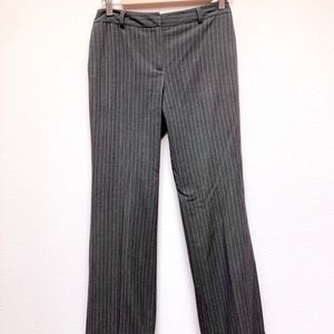 Ann Taylor Wide Leg Pinstriped Pants